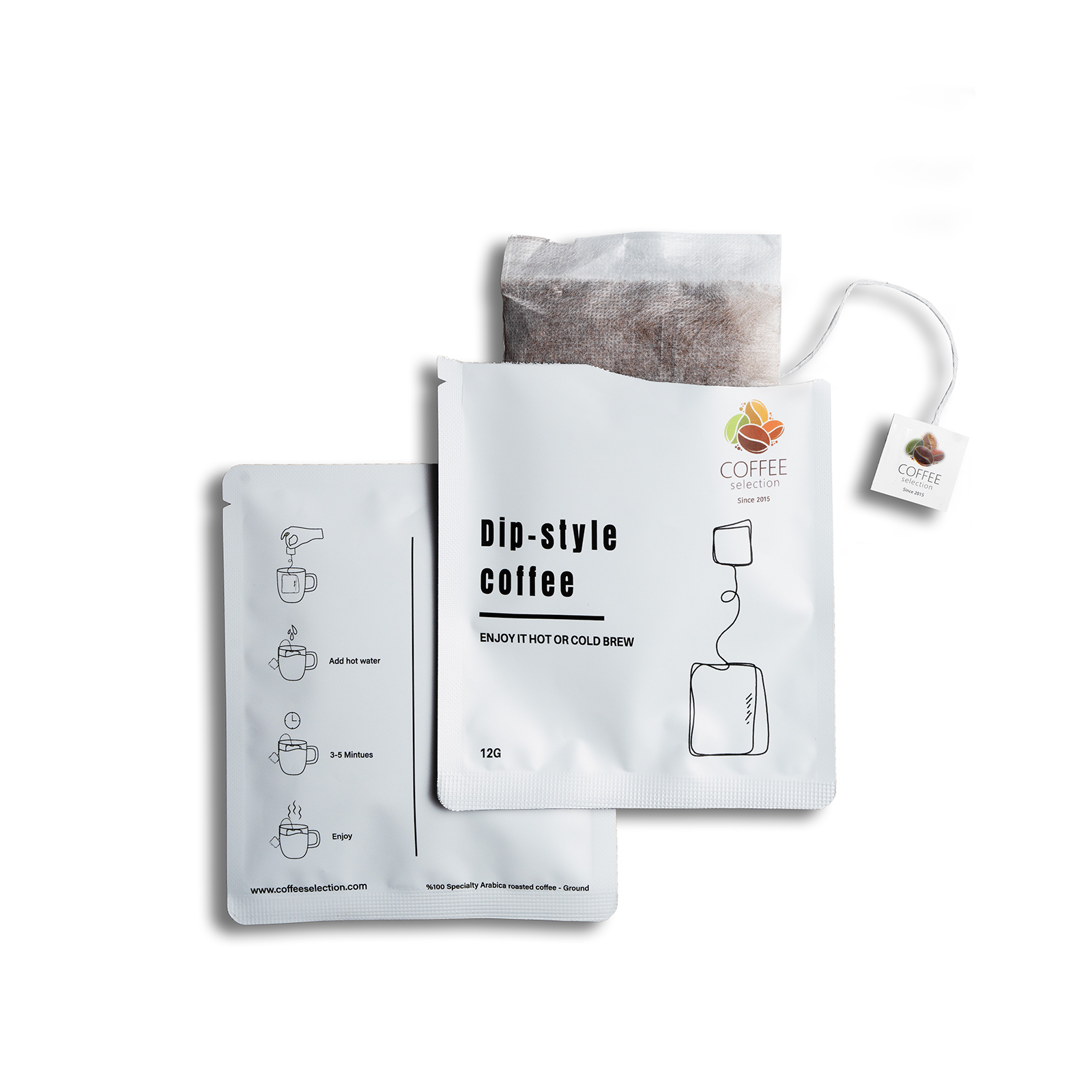 Dip-Style coffee bag